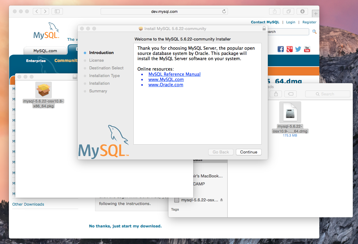 download mysql 5.7 mac
